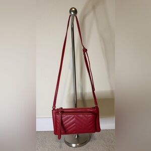 Le Chateau Red Crossbody Bag